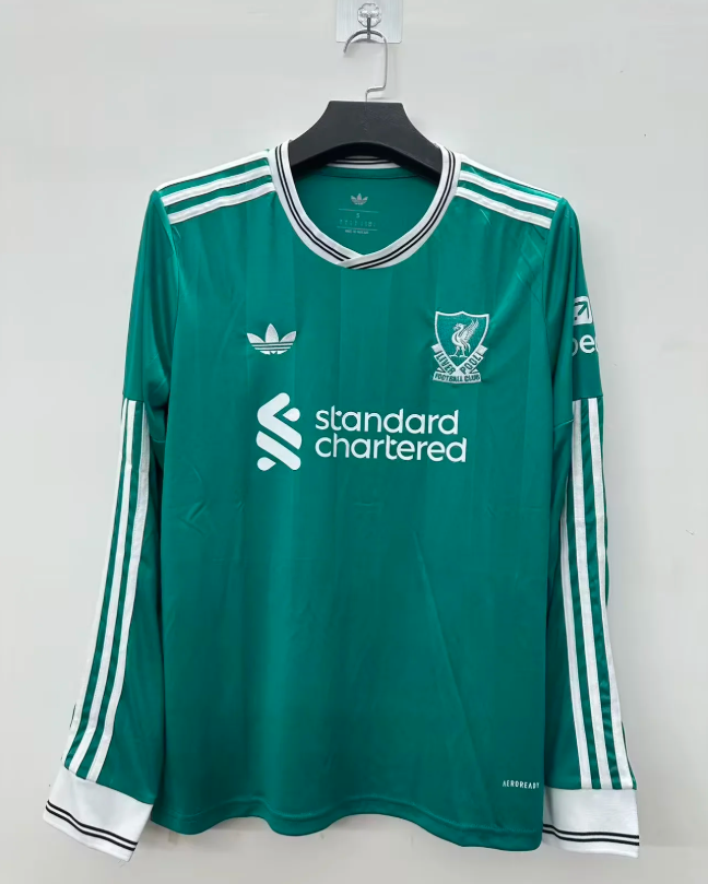 2025/2026 Long Sleeve Liverpool Third Away Football Jersey 1:1