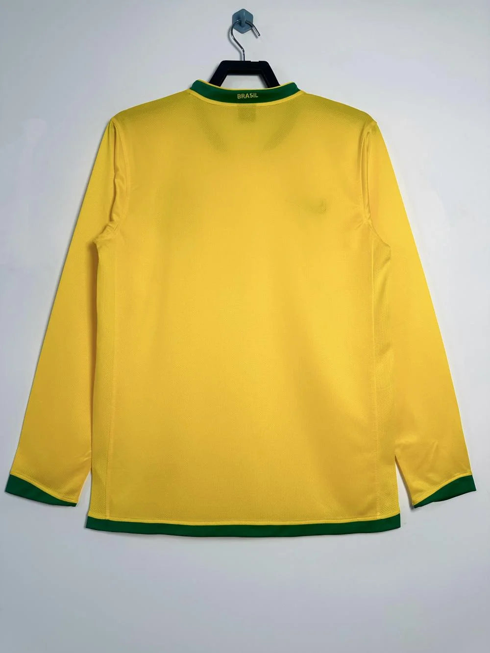2006 Retro Long Sleeve Brazil Home Soccer Jersey 1:1