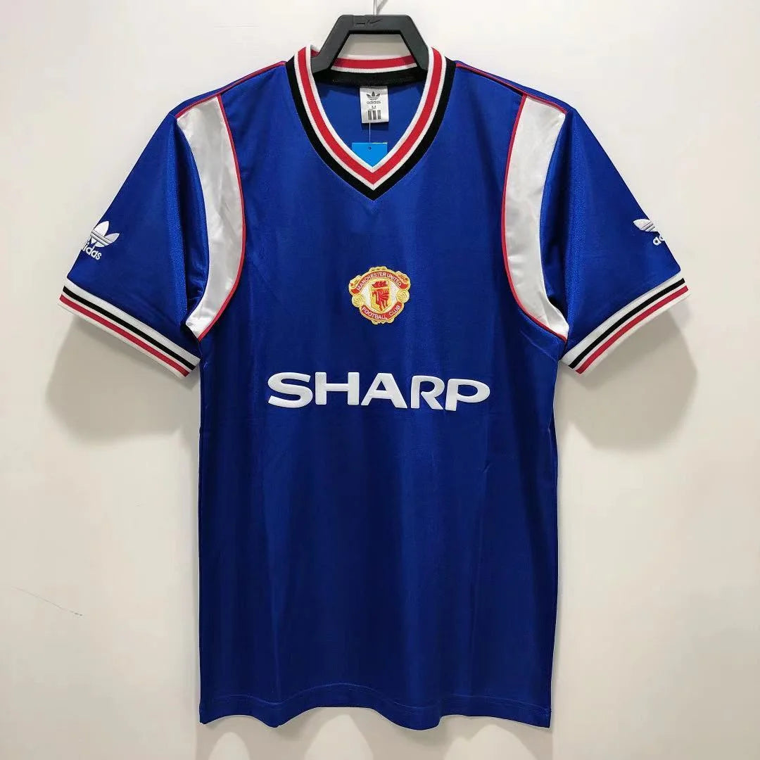 1985 Retro Manchester United Away Football Shirt 1:1