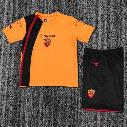 2005-2006 Retro Roma Home Soccer Jersey 1:1 Kids Size