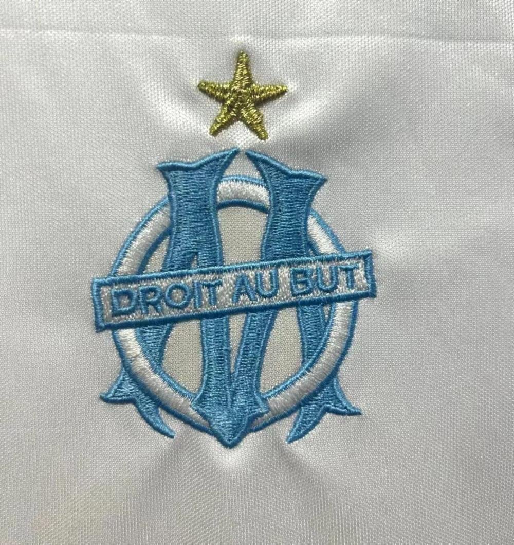 2002-2003 Retro Olympique de Marseille Home Football Jersey 1:1
