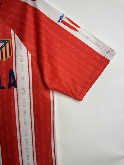1995/1996 Retro Atletico Madrid Home Soccer Jersey 1:1