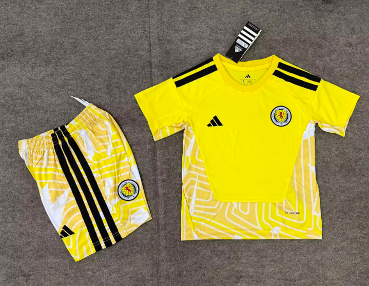 2026 Scotland National Team Goalkeeper Football Shirt 1:1 Kids Size