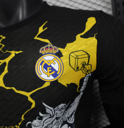 2025/2026 Player Version Real Madrid Collaboration With Marvel 02 Football Shirt 1:1