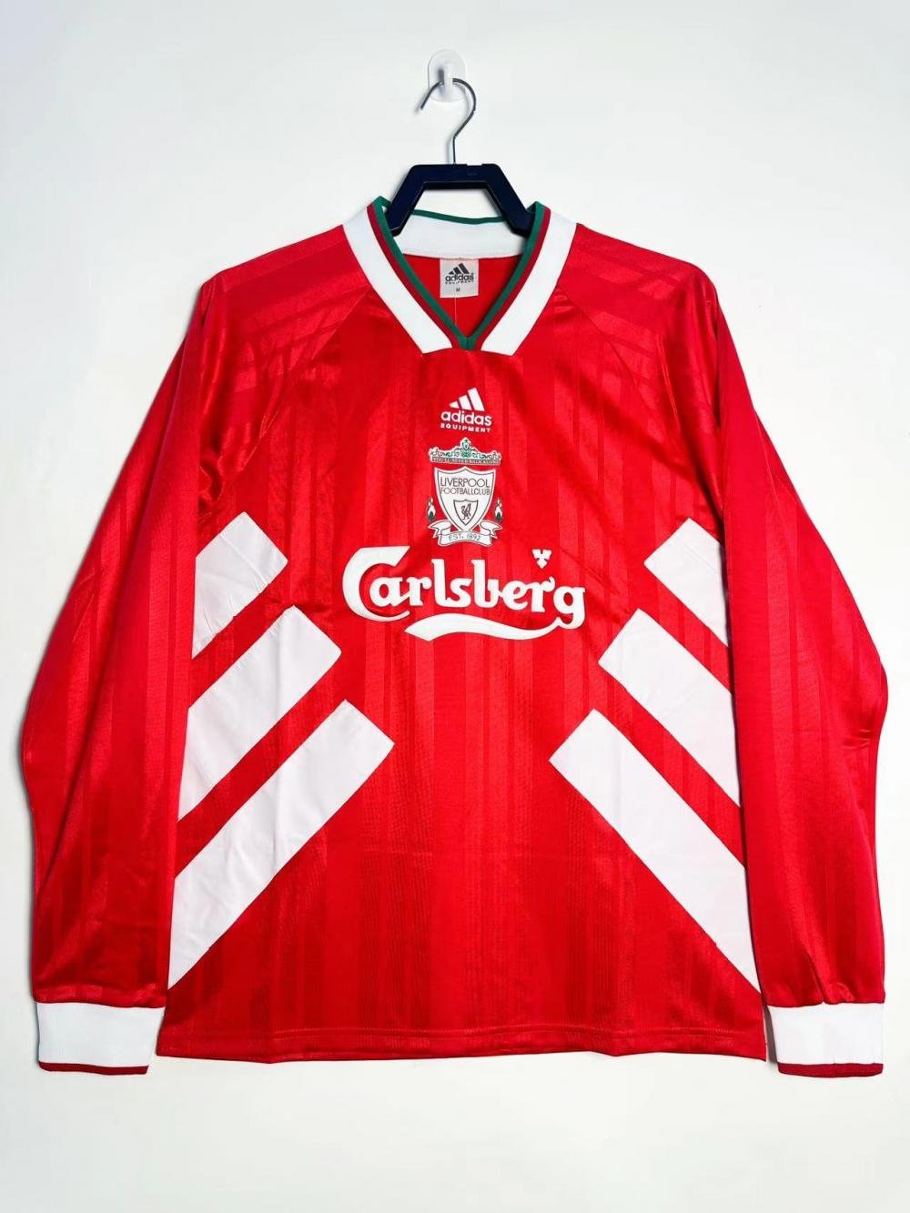 1993/1995 Retro Liverpool Home Football Jersey Long Sleeve 1:1