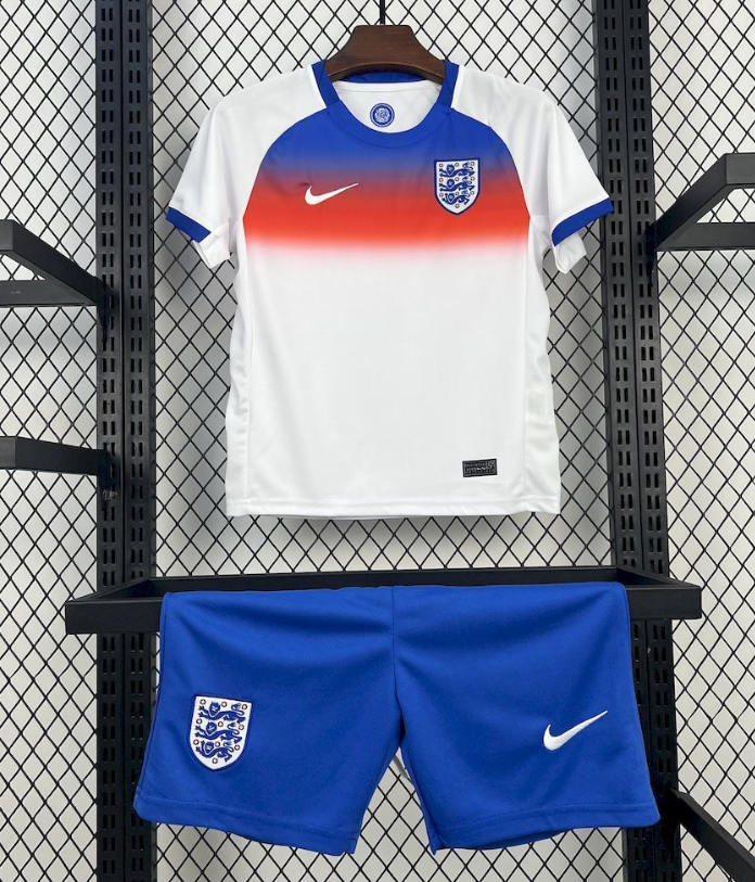 2025/2026 England Home Football Jersey 1:1 Kids Size
