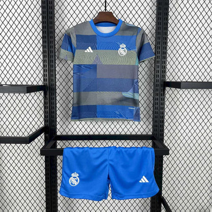 2025/2026 Real Madrid Pre-match training uniforms 01 Football Jersey 1:1 Kids Size
