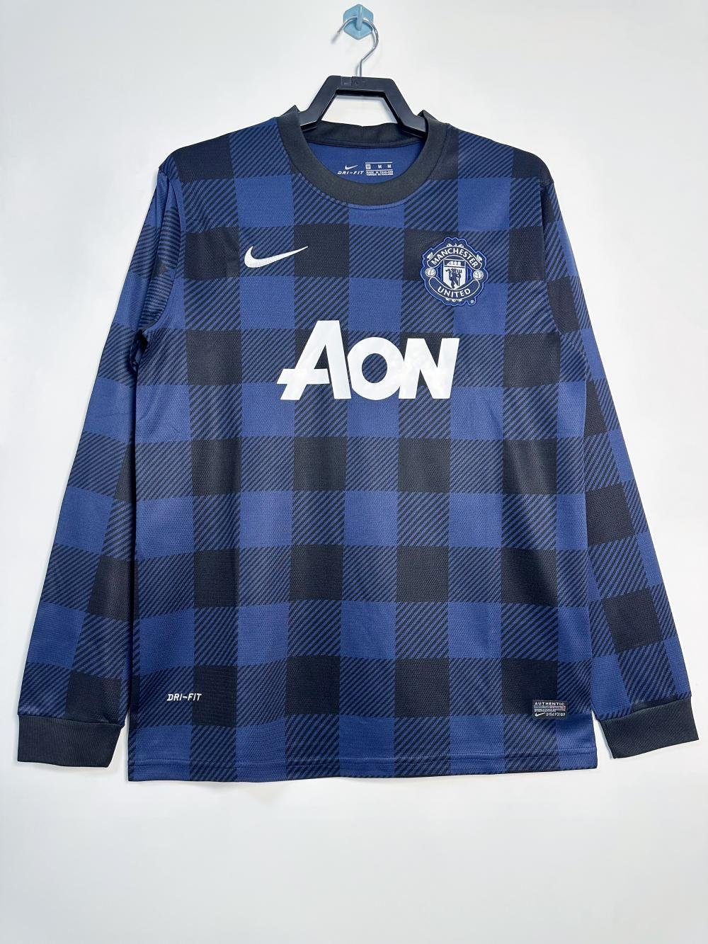2013/2014 Retro Long Sleeve Manchester United Away Football Shirt 1:1