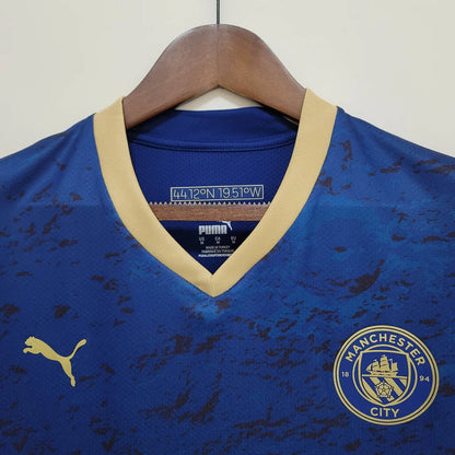 2023 Manchester City Chinese New Year Commemorative Edition Blue Football Shirt 1:1