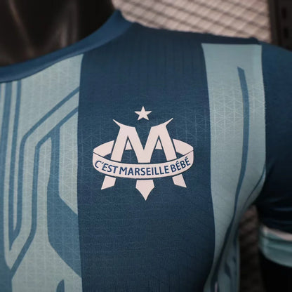 2025/2026 Player Version Olympique de Marseille Special Edition Upper Blue Football Jersey 1:1
