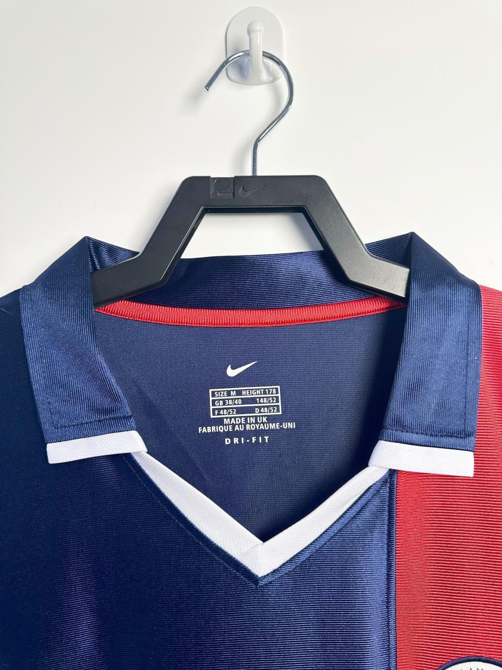 2001/2002 Retro Long Sleeve Psg Paris Saint-Germain Home Football Shirt 1:1