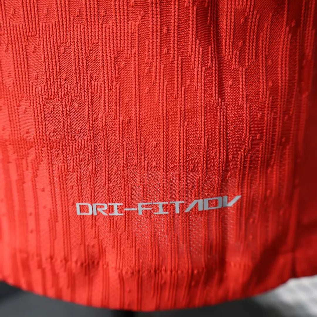 2025/2026 Player Version Paris Saint-Germain Third away Red Football Shirt 1:1