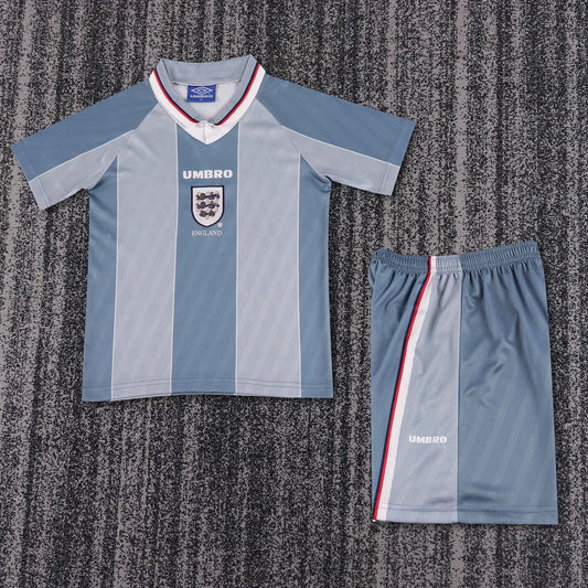 1996 Retro England Away Football Shirt 1:1 Kids Size