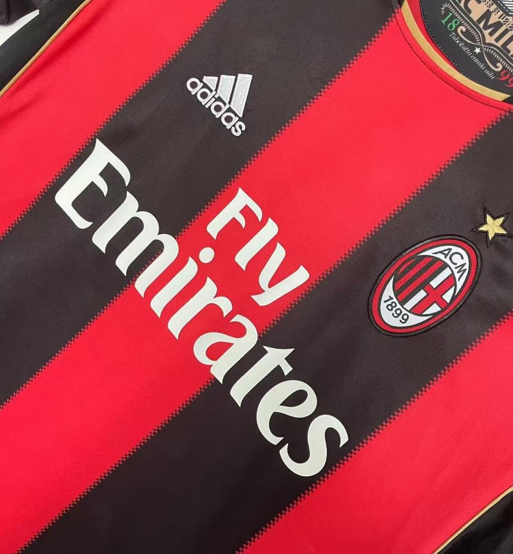 2010-2011 Retro AC Milan Home Football Shirt 1:1