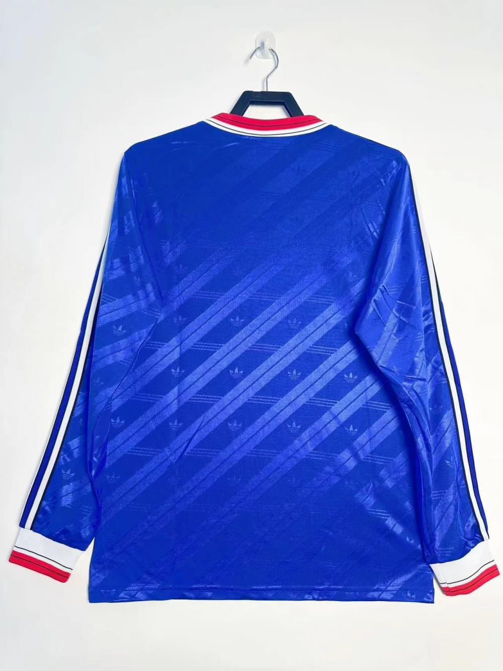 1986/1988 Retro Long Sleeve Manchester United Third Away Football Shirt 1:1