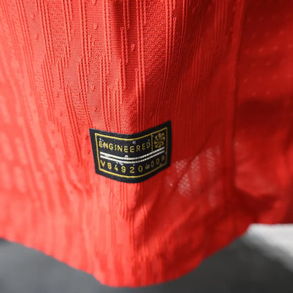 2025/2026 Player Version Paris Saint-Germain Third away Red Football Shirt 1:1