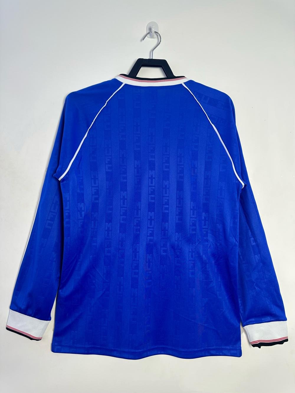 1988-1990 Retro Long Sleeve Manchester United Third Away Football Shirt 1:1