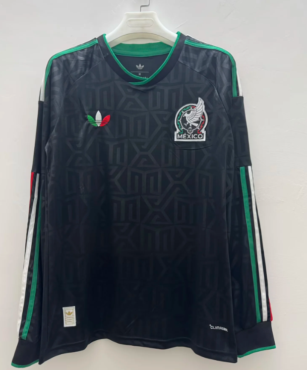 2025/2026 Long Sleeves Mexico Training clothes 01 Football Jersey 1:1
