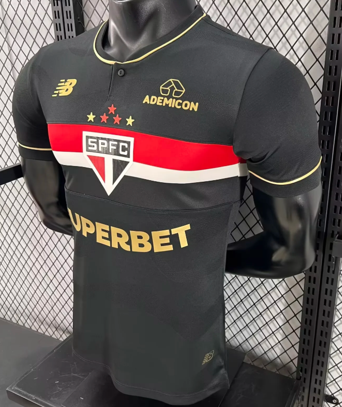 2025/2026 Player Version S?o Paulo Away Football Jersey 1:1