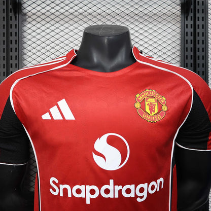 2025/2026 Player Version Manchester United Home 01 Football Shirt 1:1