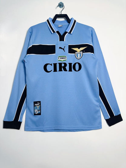 1998/1999 Retro Long Sleeve Lazio Home Soccer Jersey 1:1