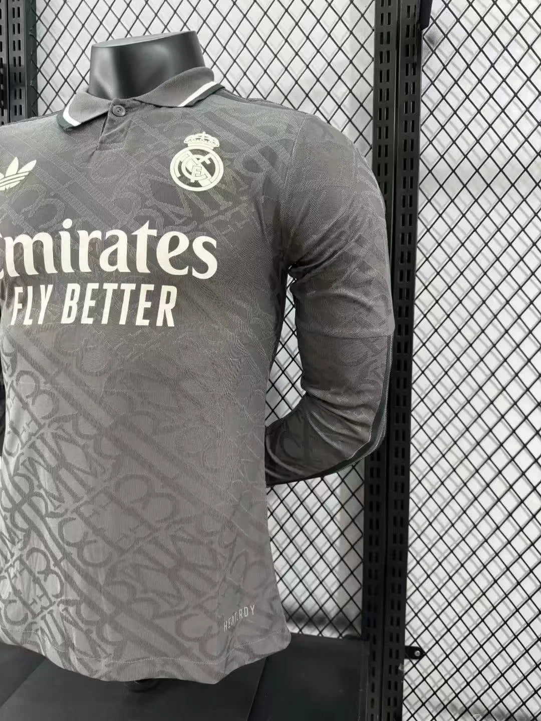 2024/2025 Player Version Real Madrid Third Away Long Sleeve Jersey 1:1