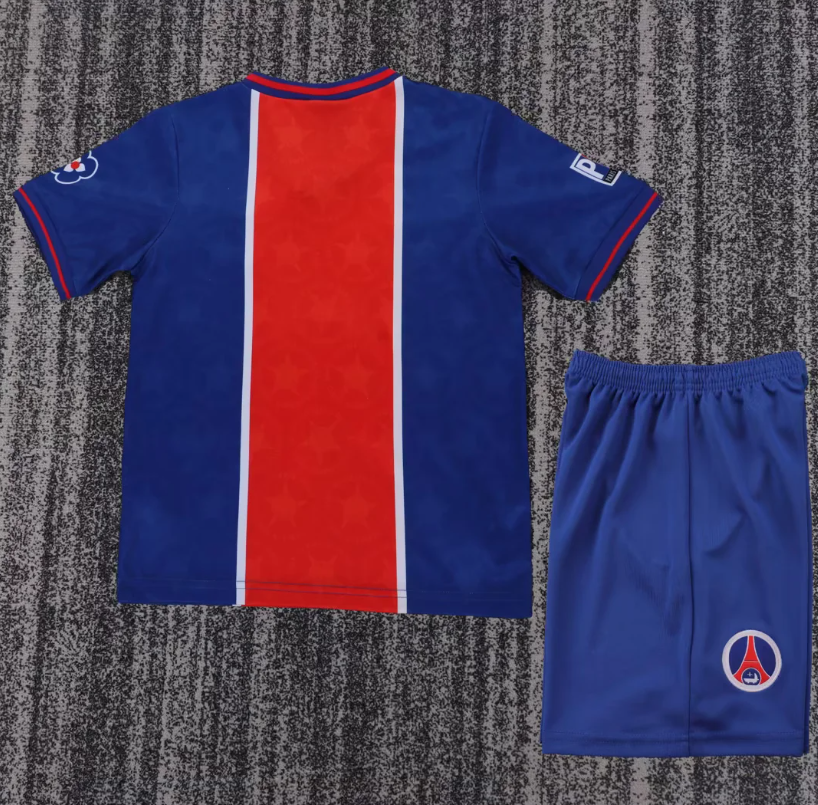 1995/1996 Retro Psg Paris Saint-Germain Home Football Shirt 1:1 Kids Size