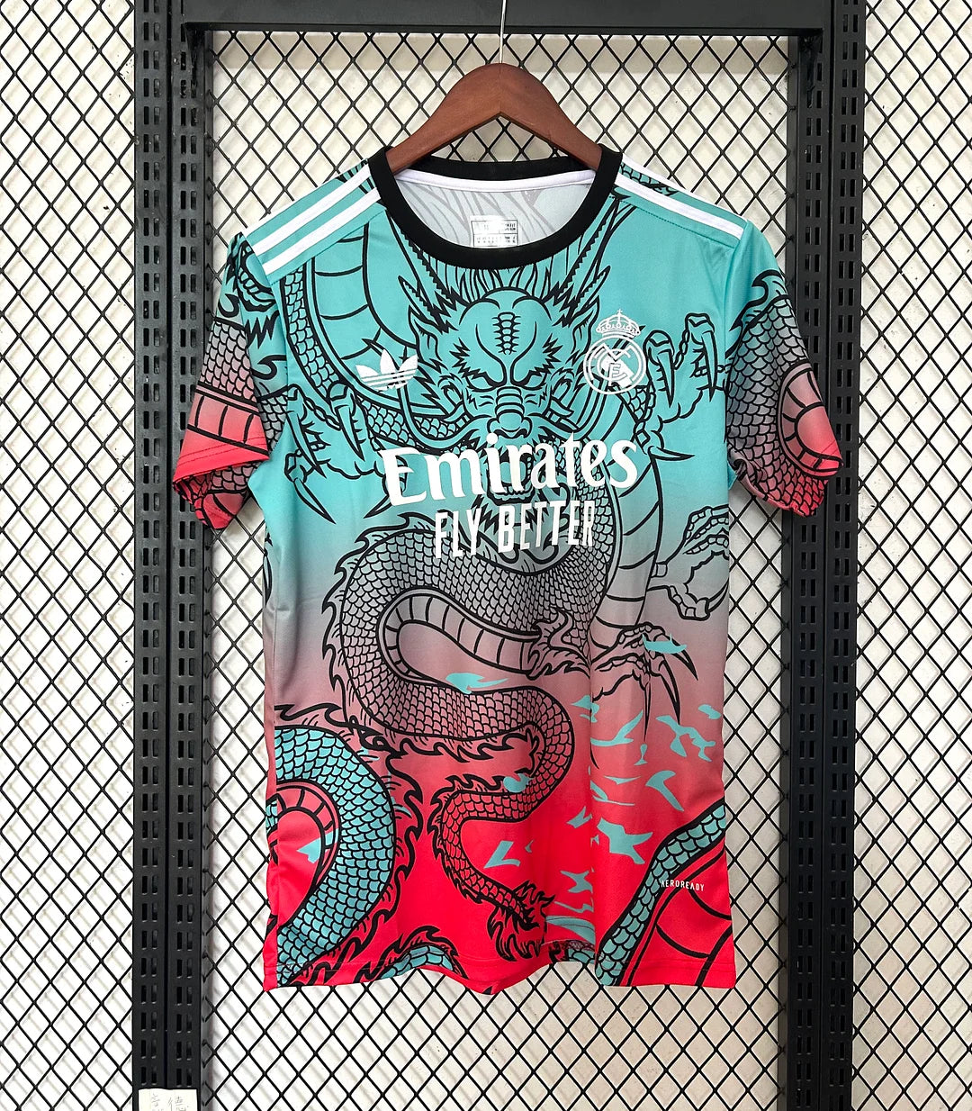 2025/2026 Real Madrid Dragon Ink Green Red Special Edition Football Jersey 1:1