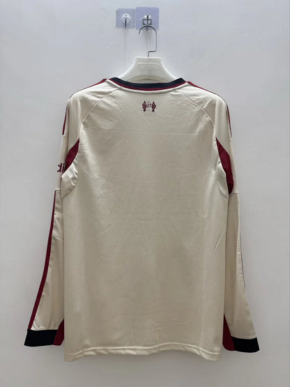 2025/2026 Long Sleeves Liverpool Away Soccer Football Jersey 1:1