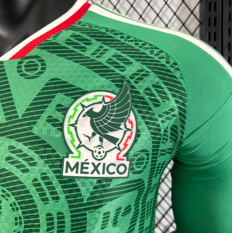 2026 Player Version Long Sleeve Mexico Home Football Shirt 1:1