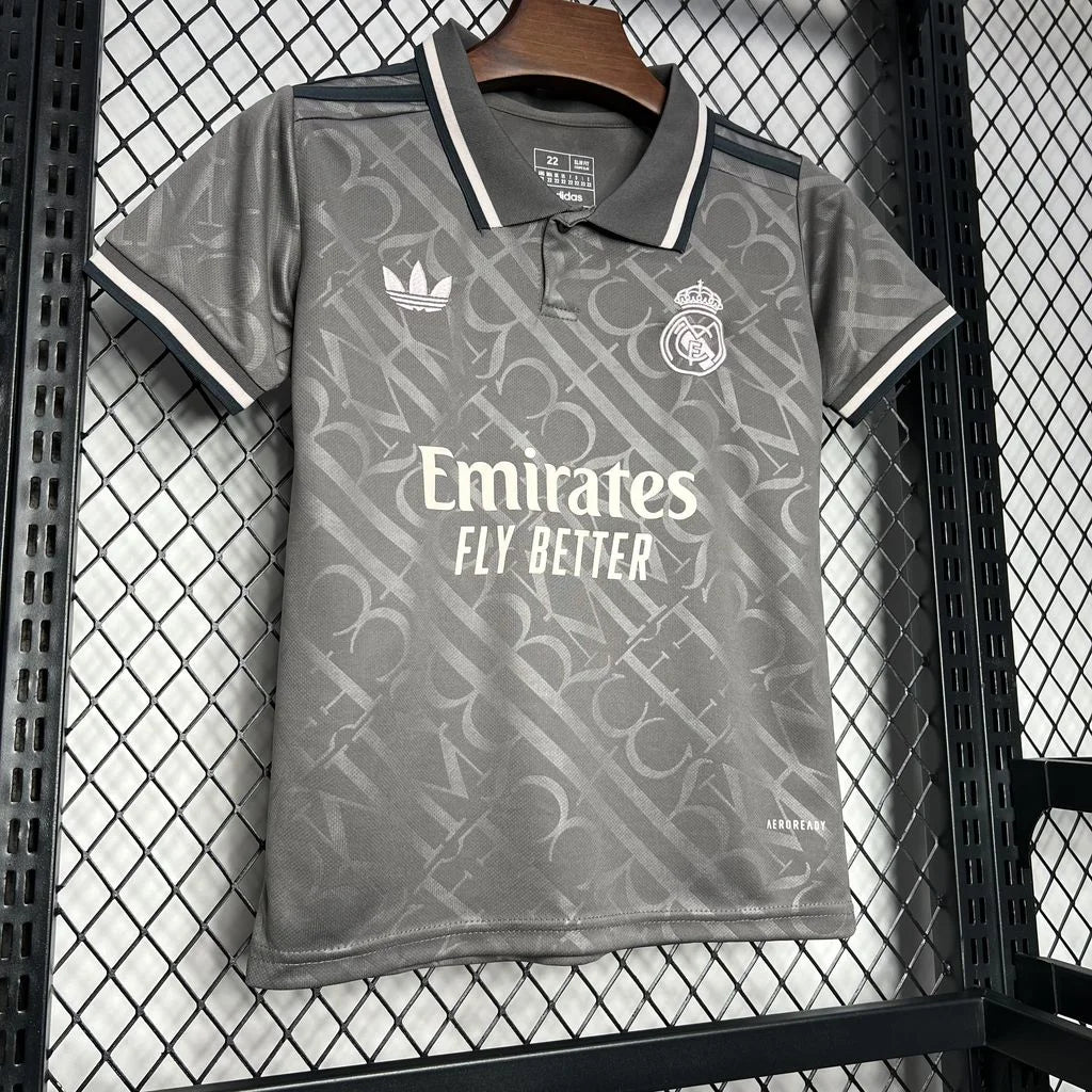 2024/2025 Real Madrid Third Away Football Shirt 1:1 Kids Size