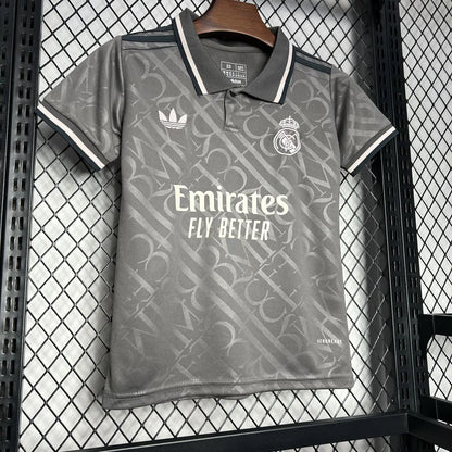 2024/2025 Real Madrid Third Away Football Shirt 1:1 Kids Size