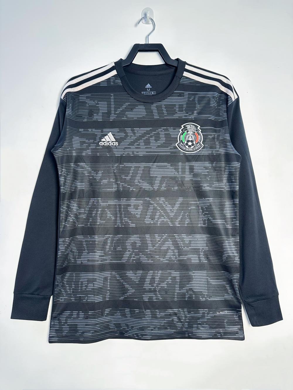 2019 Retro Long Sleeve Mexico Home Soccer Jersey 1:1