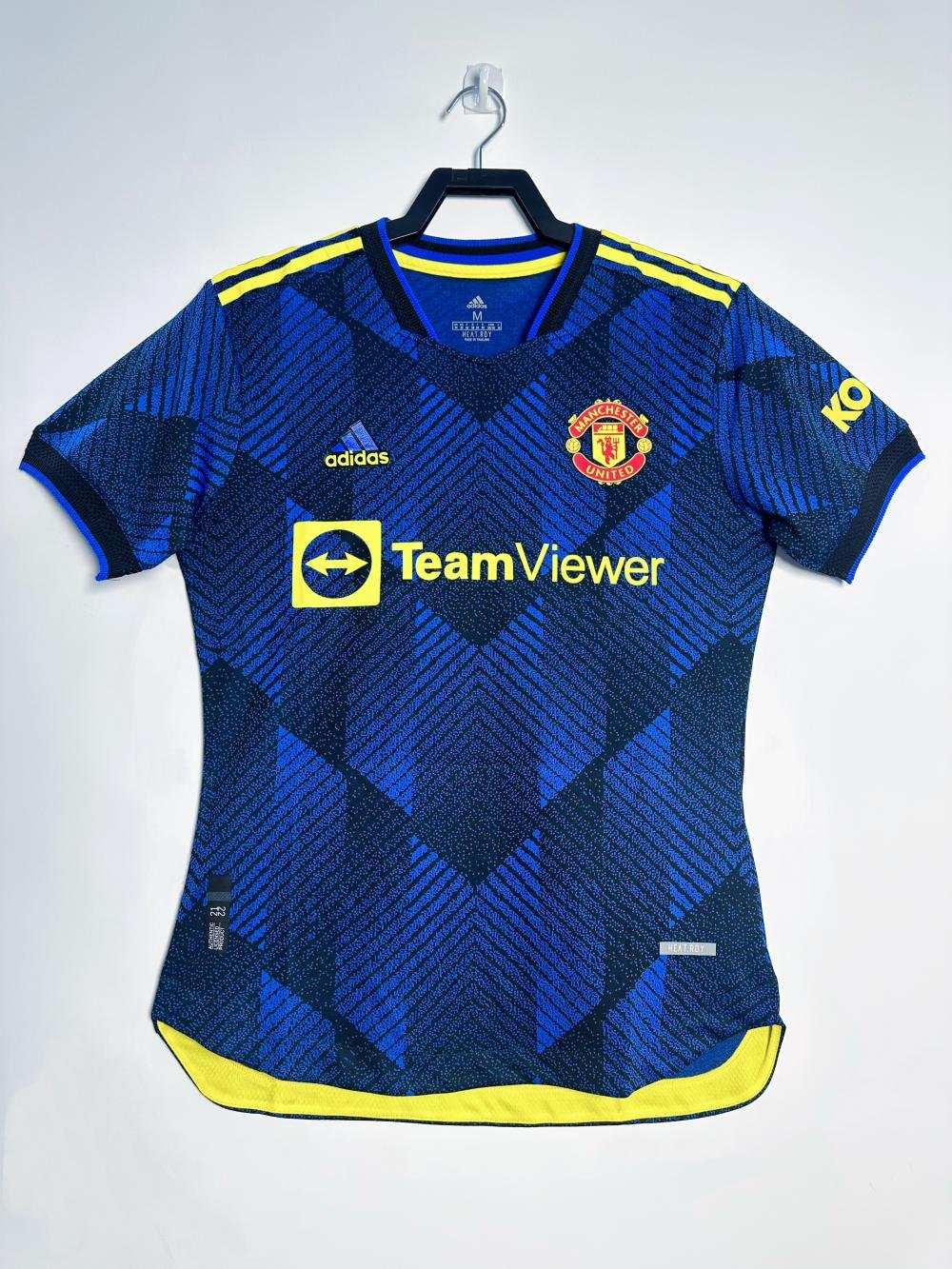 2021-2022 Retro Manchester United Third Away Football Shirt 1:1