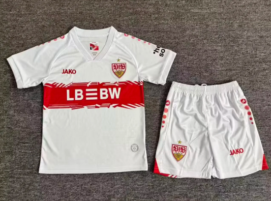 2025/2026 VfB Stuttgart Home Football Jersey 1:1 Quality Thai Kids Size