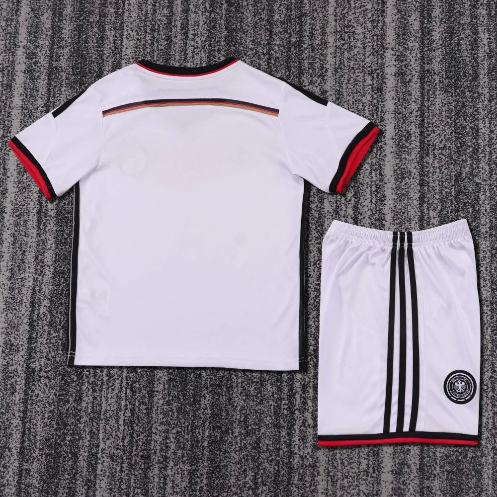 2014 Retro Germany Home Football Shirt 1:1 Kids Size