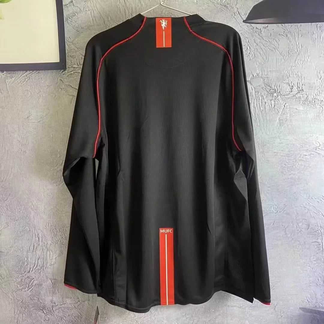 2007/2008 Retro Long Sleeve Manchester United Third Away Football Shirt 1:1
