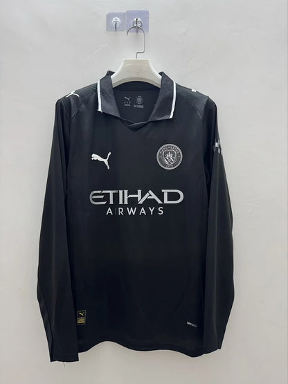 2025/2026 Long Sleeves Manchester City Away Football Jersey 1:1