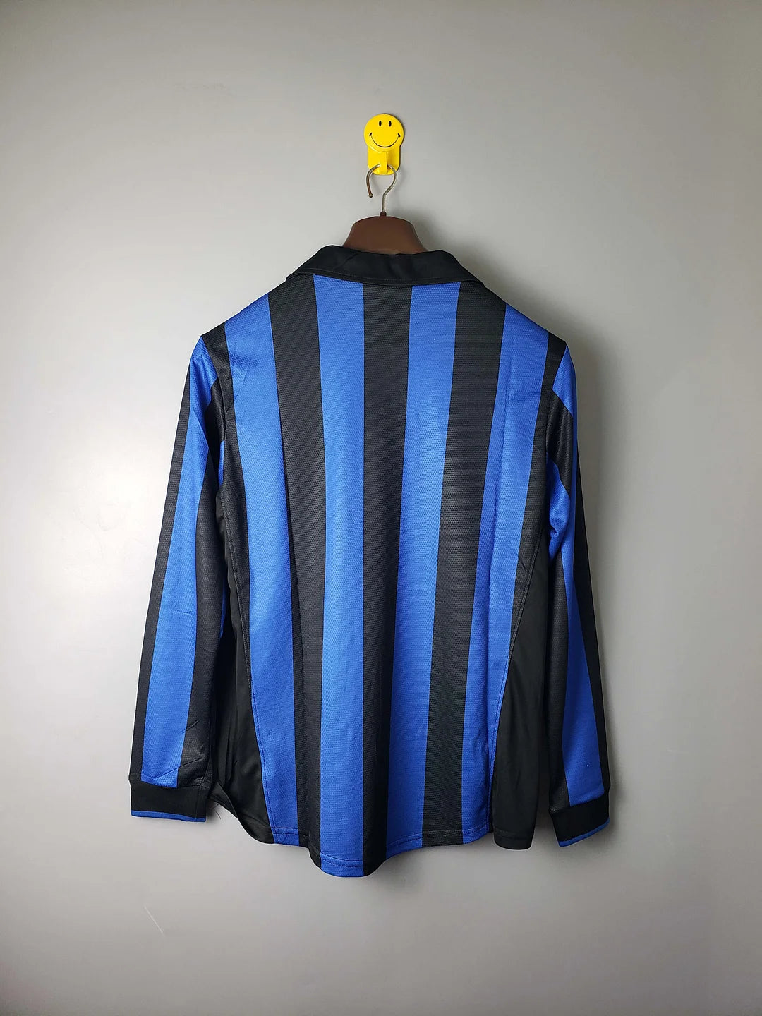 1998/1999 Retro Long Sleeve Internazionale Milan Home Football Jersey 1:1