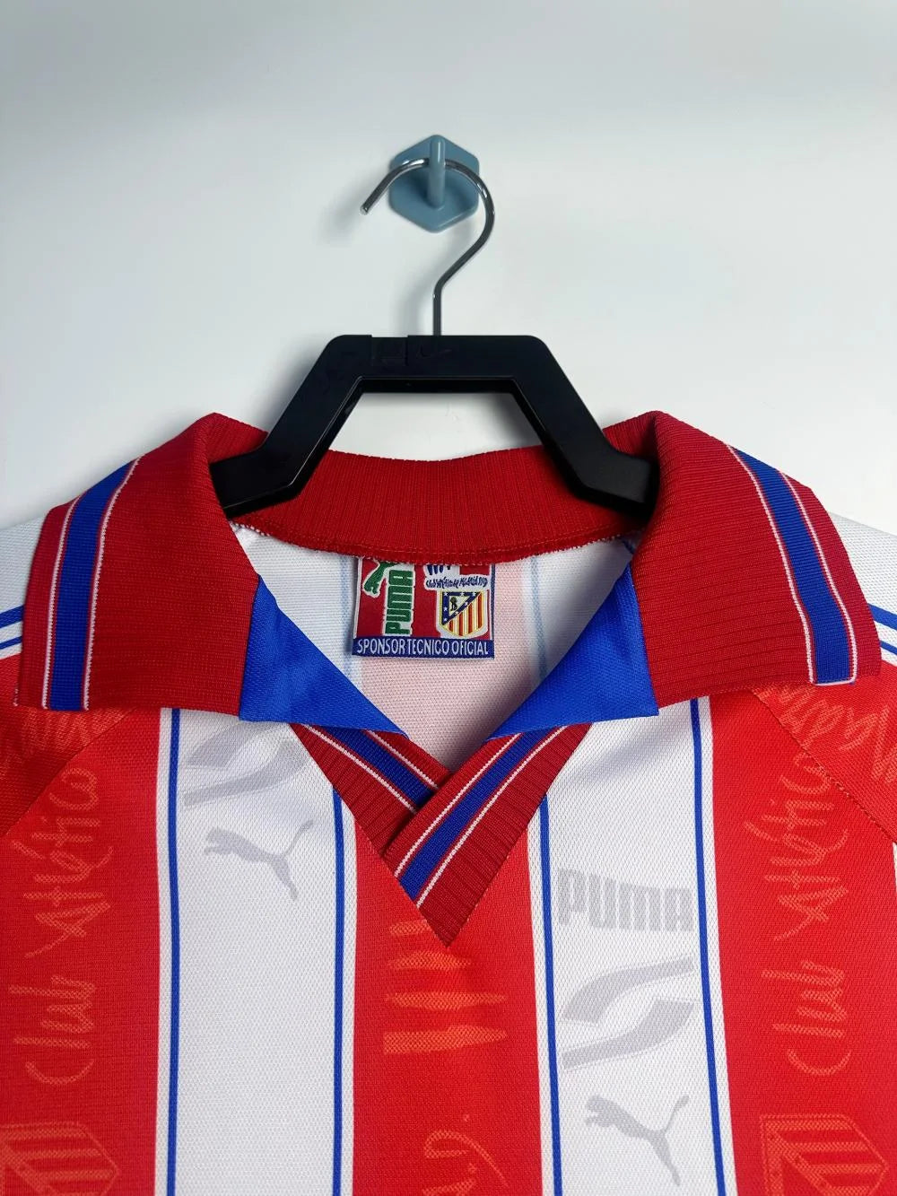 1996-1997 Retro Atletico Madrid Home Soccer Jersey 1:1
