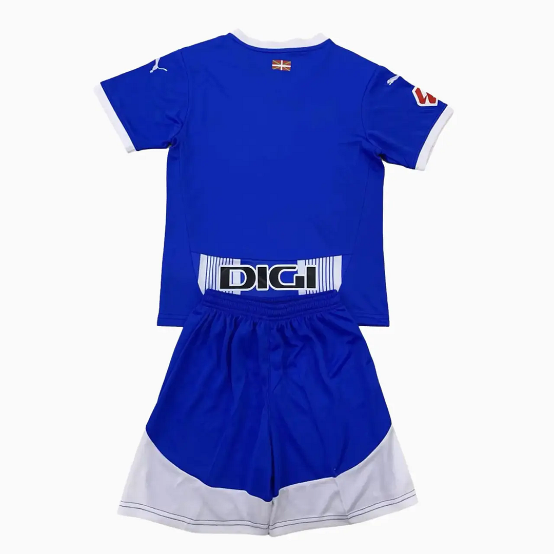 2024/2025 Alav¨¦s Home Football Shirt 1:1 Kids Size