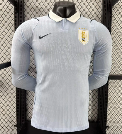 2026 Long Sleeve Player Version Uruguay National Team Home Football Jersey 1:1