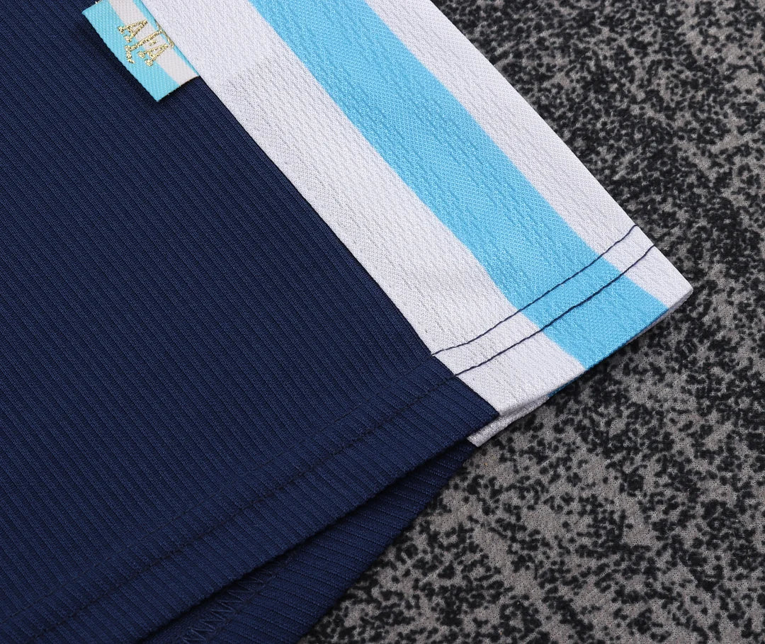 1998 Retro Argentina National Team Away Jersey 1:1 Kids Size