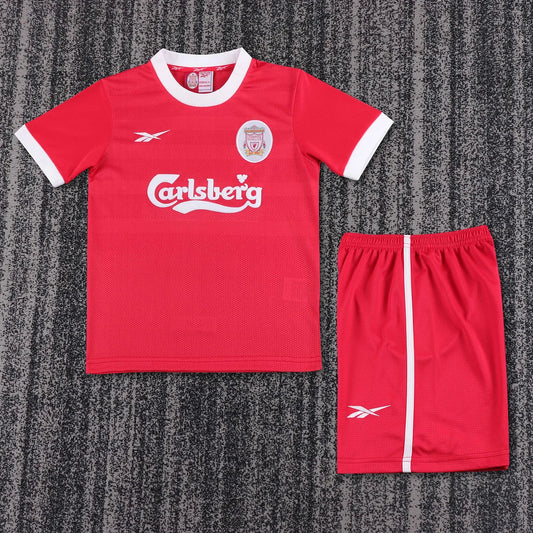 1997-1998 Retro Liverpool Home Football Jersey 1:1 Kids Size