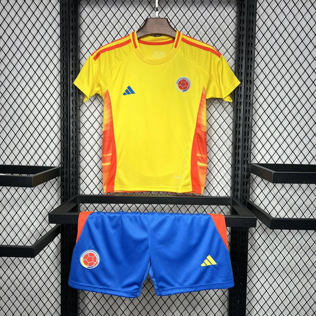 2024-2025 Colombia National Home Football Shirt 1:1 Kids Size