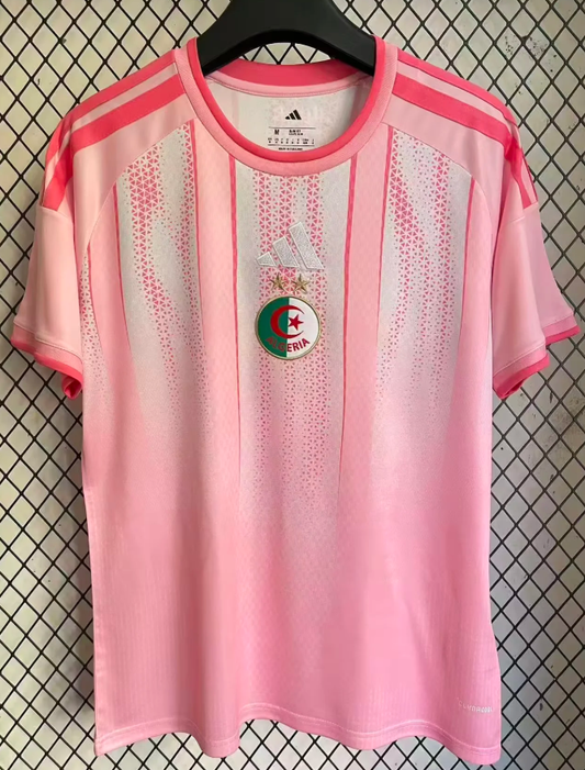 2026 Algeria National Team Training Suit Pink Football Shirt 1:1