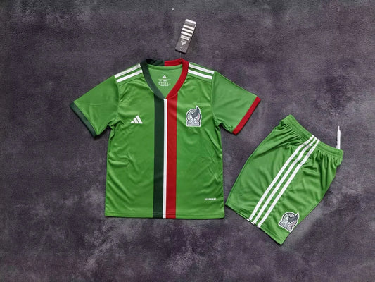 2025/2026 Mexico National Home Football Shirt 1:1 Kids Size