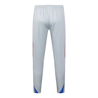 2025/2026 Bayern Munich Half-Pull Training Suit Light Gray Retro Style Football Shirt 1:1 Set