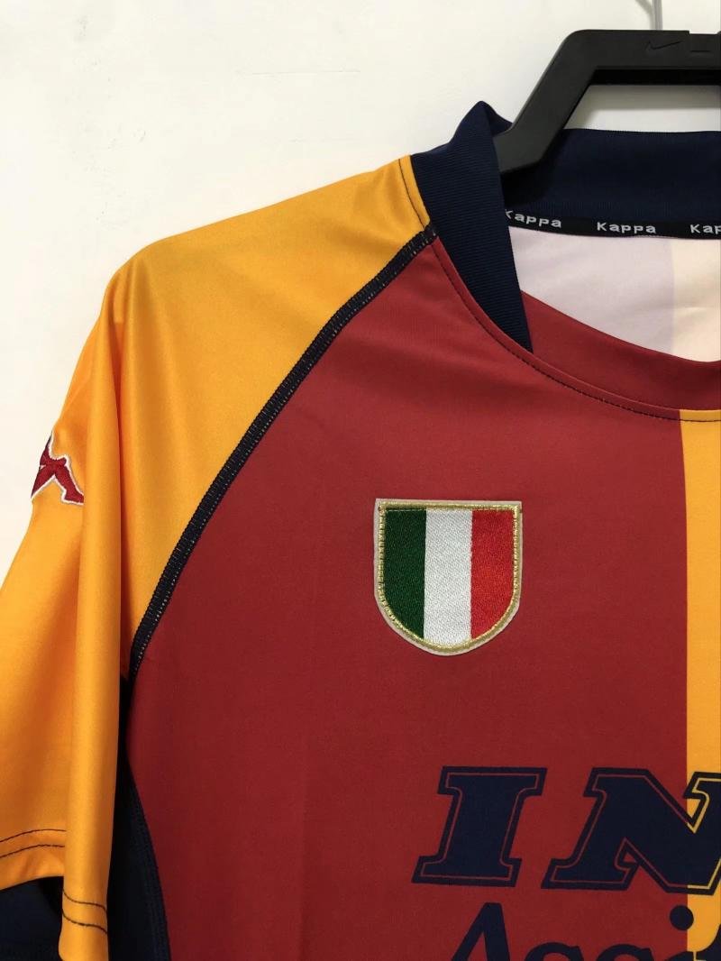 2000-2001 Retro Roma Home Soccer Jersey 1:1