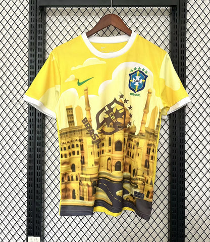 2025/2026 Brazil Special Edition Yellow Football Shirt 1:1